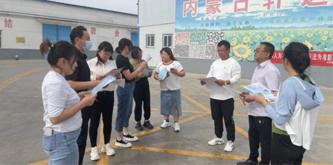 普法先行，服務發展——五原縣自然資源局開展“法制宣傳進企業，法律咨詢服務”活動